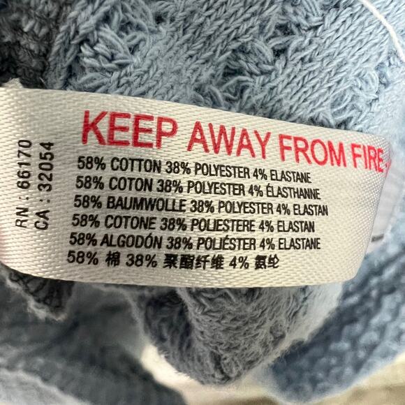 Urban Outfitters Out from Under Women's XS Baby Blue Ty Waffle Romper Lounge - Picture 10 of 10